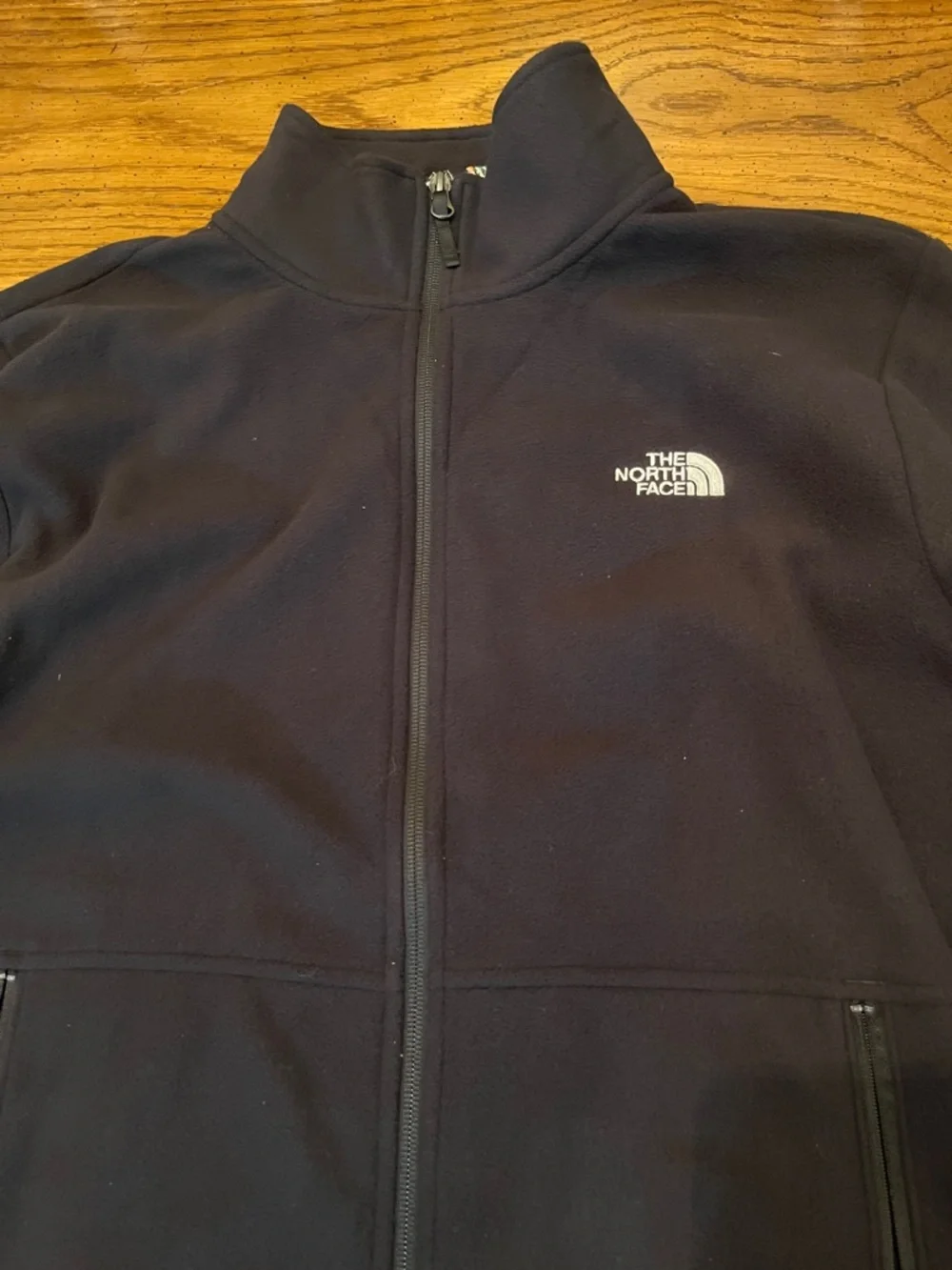 The North Face TKA Glacier Full-Zip Fleece Jacket in TNF Black, size large,‎ NWT